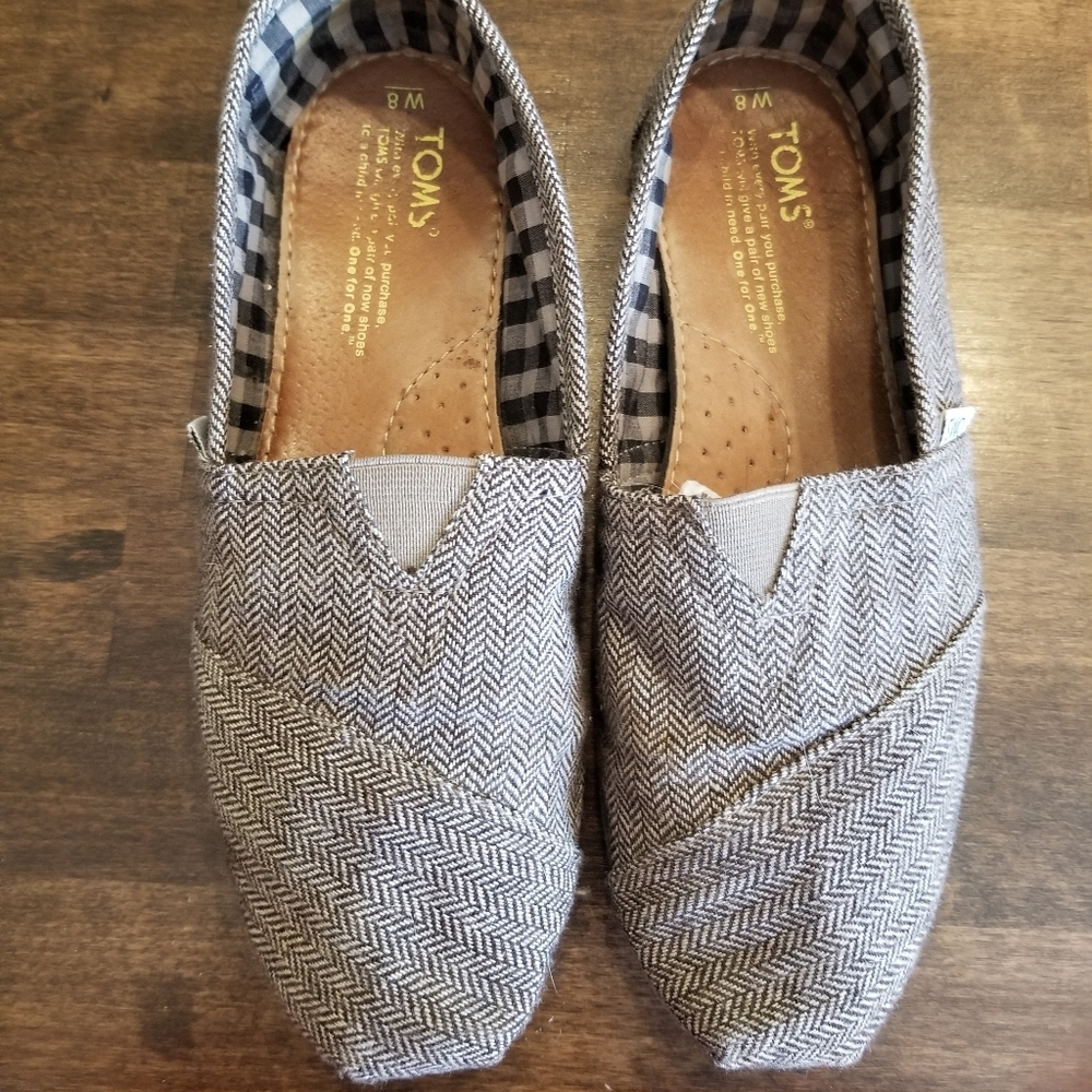 Chevron Toms with Dust Bag